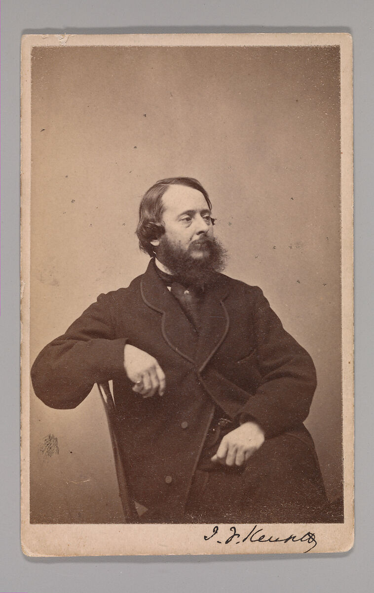 [John Frederick Kensett], George Gardner Rockwood (American, 1832–1911), Albumen silver print 