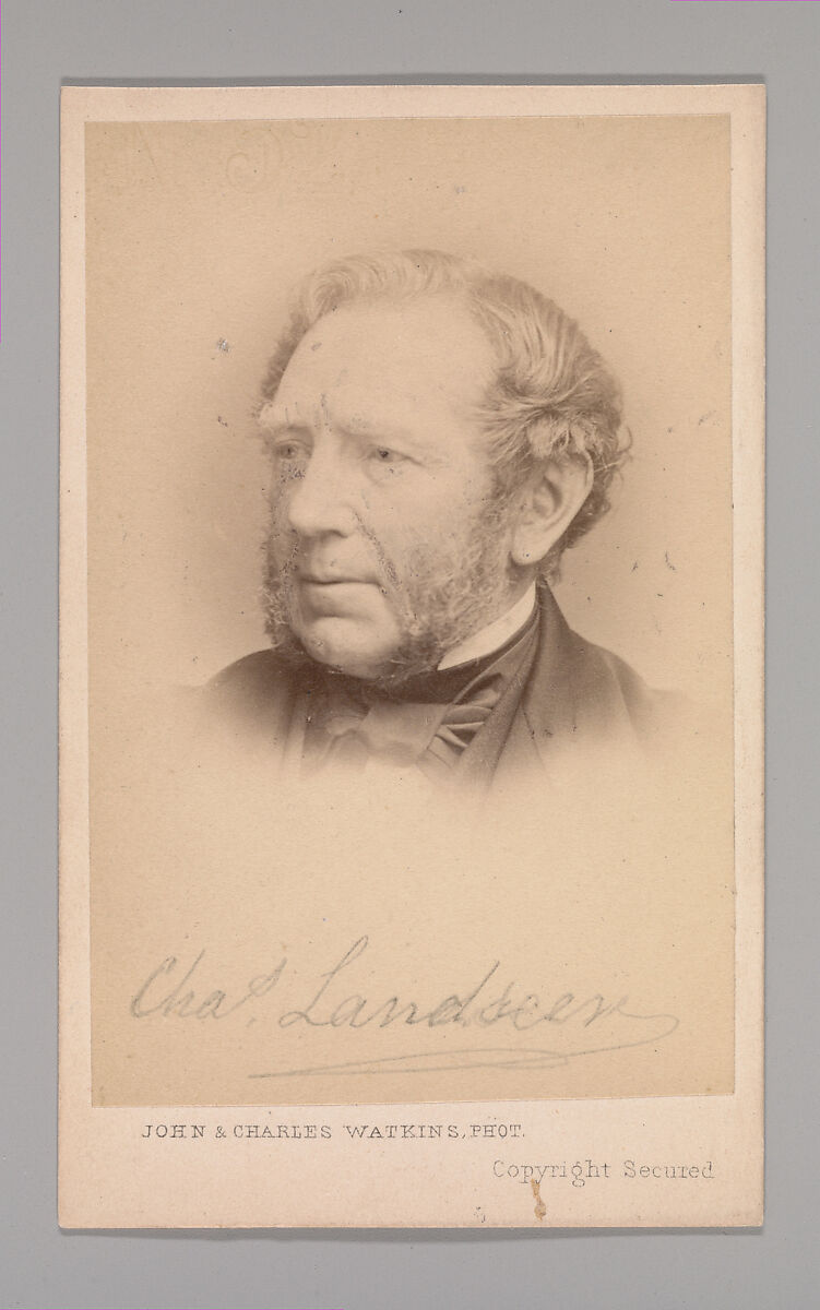 [Charles Landseer], John and Charles Watkins (British, active 1867–71), Albumen silver print 