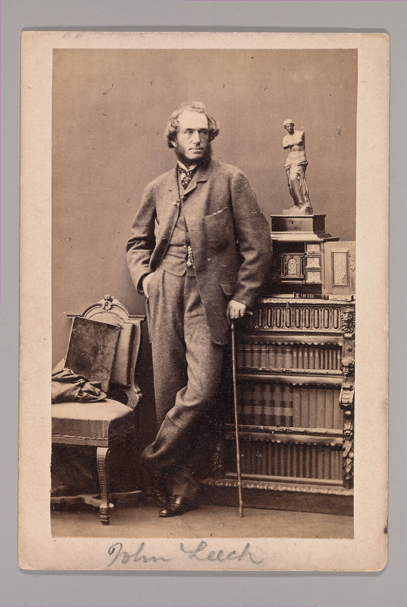 [John Leech], Camille Silvy (French, 1835–1869), Albumen silver print 