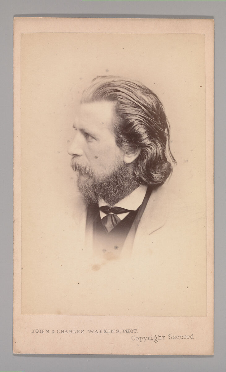 [Gerald Massey], John and Charles Watkins (British, active 1867–71), Albumen silver print 