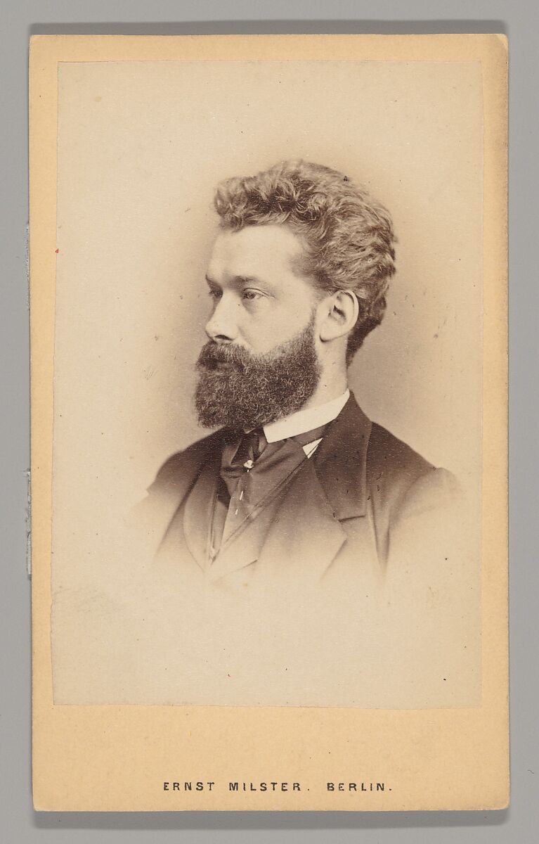 Franz Heyerheim, Ernst Milster (German, born 1835), Albumen silver print 