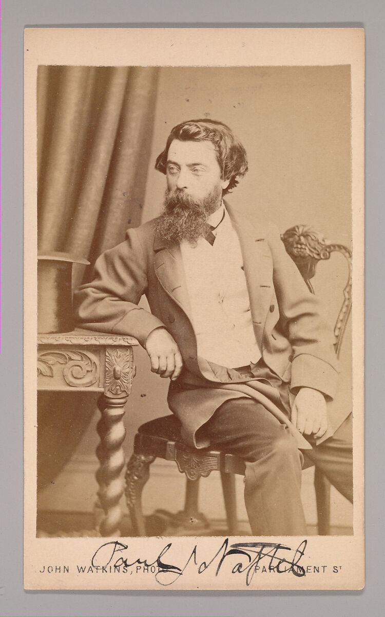 [Paul Jacob Naftel], John and Charles Watkins (British, active 1867–71), Albumen silver print 