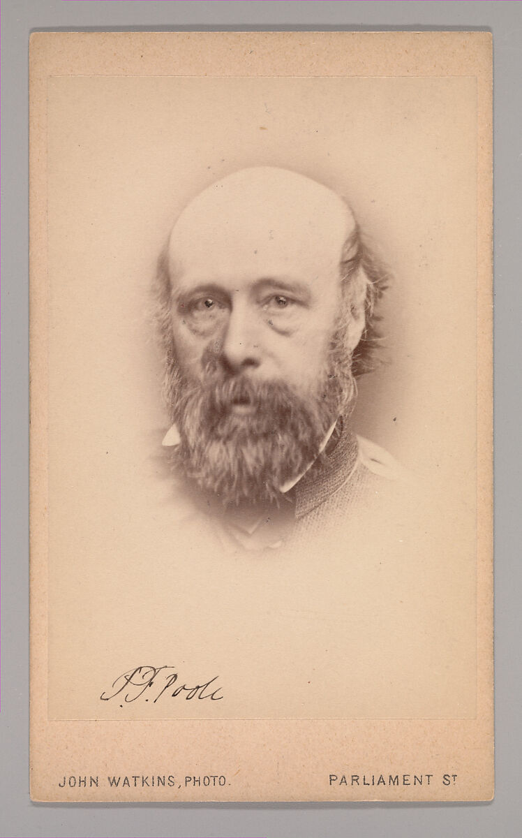 [Paul Falconer Poole], John and Charles Watkins (British, active 1867–71), Albumen silver print 