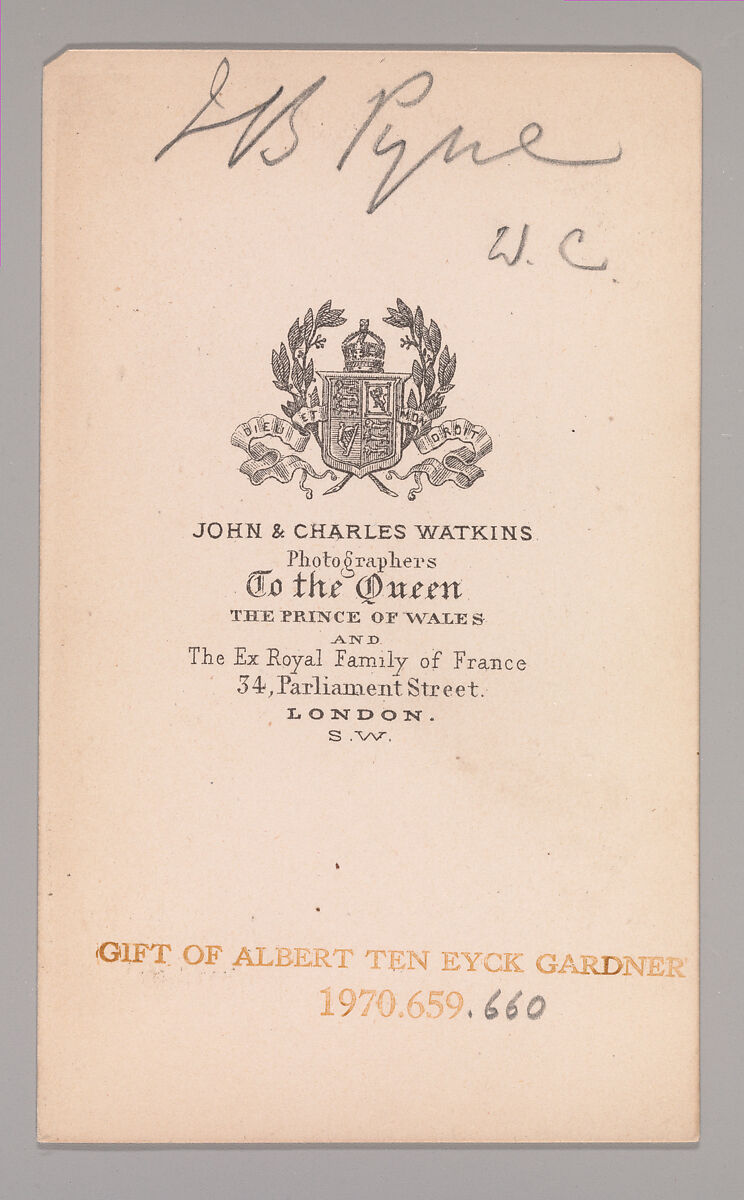 [James Baker Pyne], John and Charles Watkins (British, active 1867–71), Albumen silver print