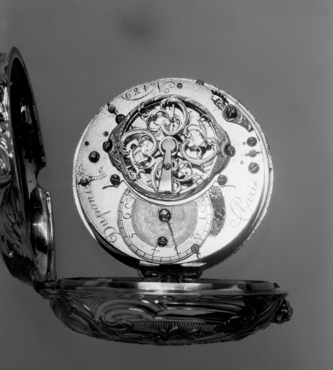 Repeater Watch, Probably Samuel Dupont, Gold, diamonds, glass, French