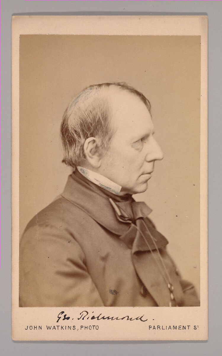 [George Richmond], John and Charles Watkins (British, active 1867–71), Albumen silver print 