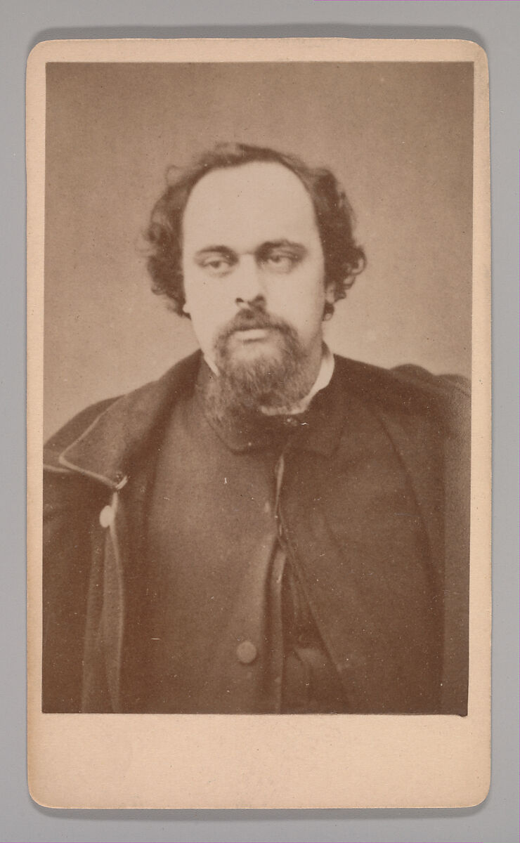 [Dante Gabriel Rossetti], Unknown, Albumen silver print 