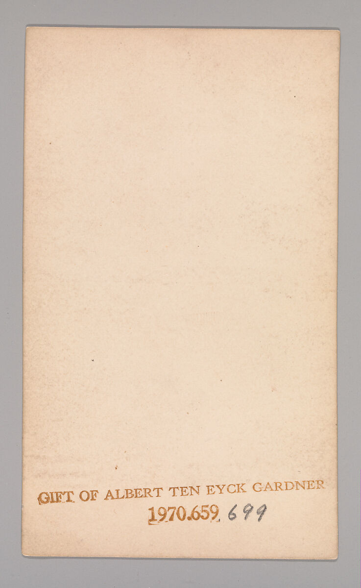 [Jules-Émile Saintin?], Unknown, Albumen silver print