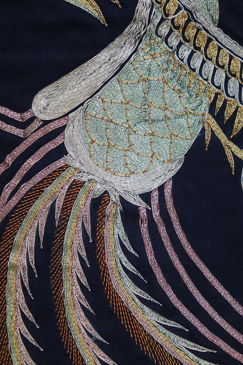 Sleeve Band, Silk, metallic thread;  on silk, China