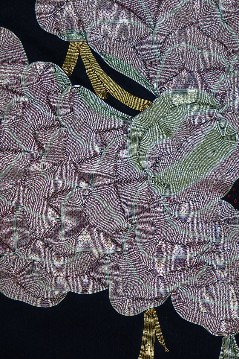 Sleeve Band, Silk, metallic thread;  on silk, China