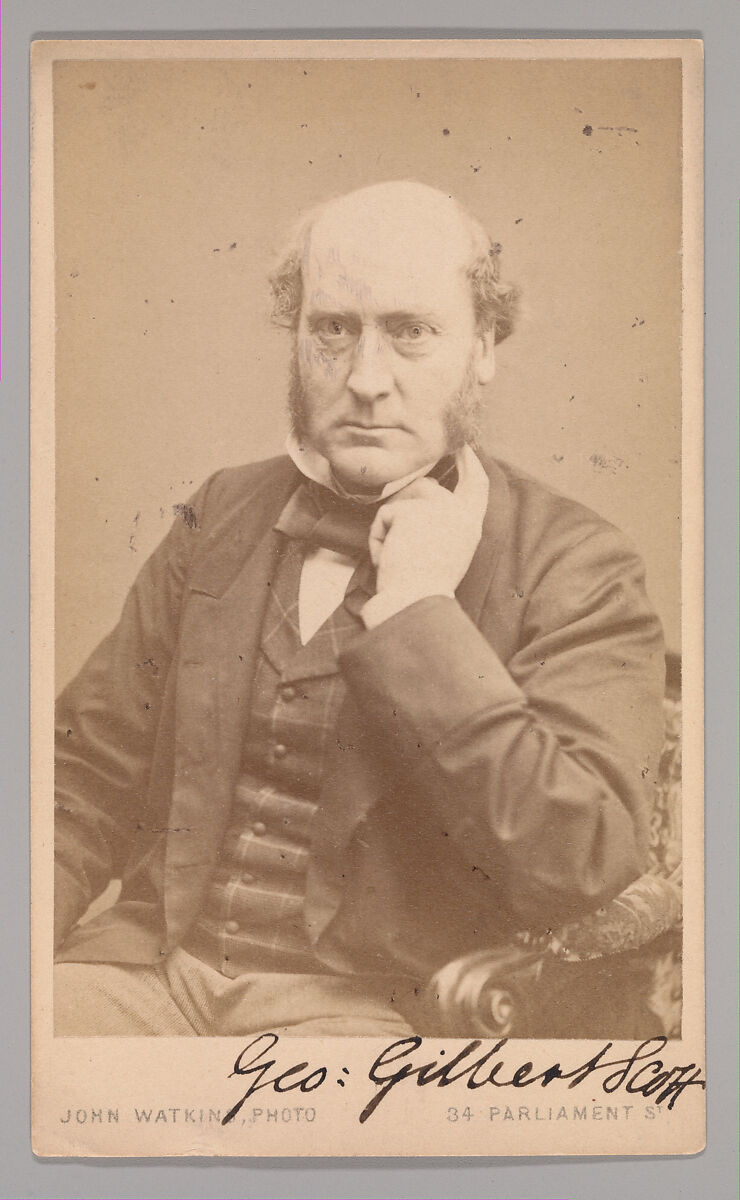 [George Gilbert Scott], John and Charles Watkins (British, active 1867–71), Albumen silver print 