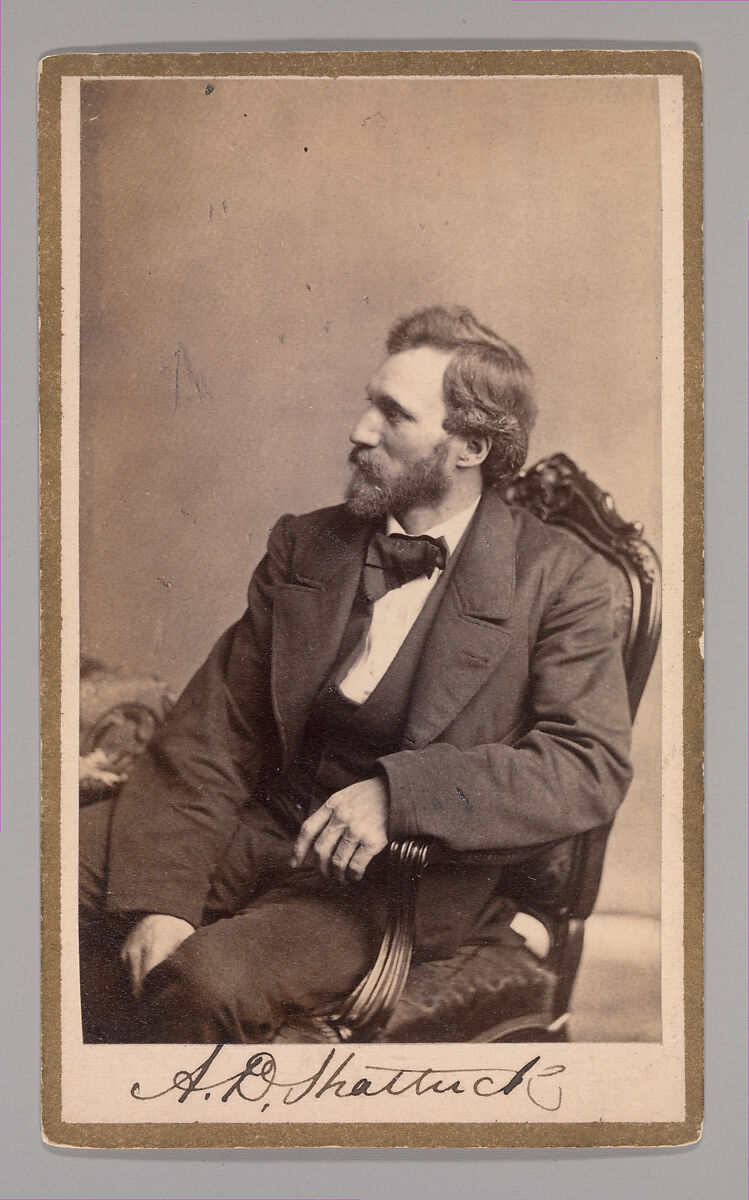 [Aaron Draper Shattuck], George Gardner Rockwood (American, 1832–1911), Albumen silver print 