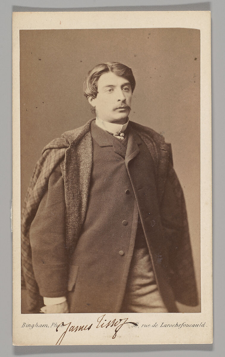 James Tissot, Robert Jefferson Bingham (British, active France, 1825–70), Albumen silver print 