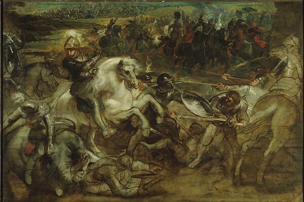 Henri IV at the Battle of Ivry, Peter Paul Rubens (Flemish, Siegen 1577–1640 Antwerp), Oil on canvas 