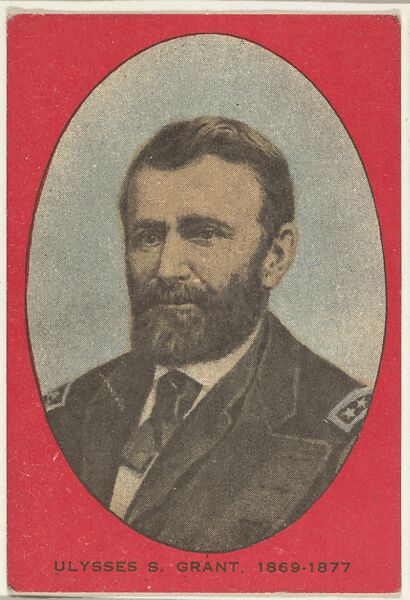 Ulysses S. Grant, bakery card from the Presidents series (D67), issued by the Ward Baking Company, Issued by Ward Baking Company, Commercial color lithograph 