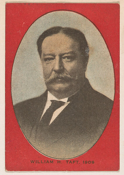 William R. Taft, bakery card from the Presidents series (D67), issued by the Ward Baking Company, Issued by Ward Baking Company, Commercial color lithograph 