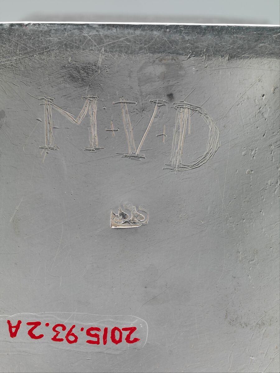 Tea Caddy, Simeon Soumaine (baptized 1685–ca. 1750), Silver