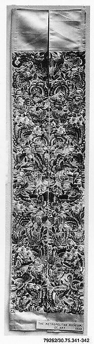 Sleeve Band, Silk;  on silk, China 