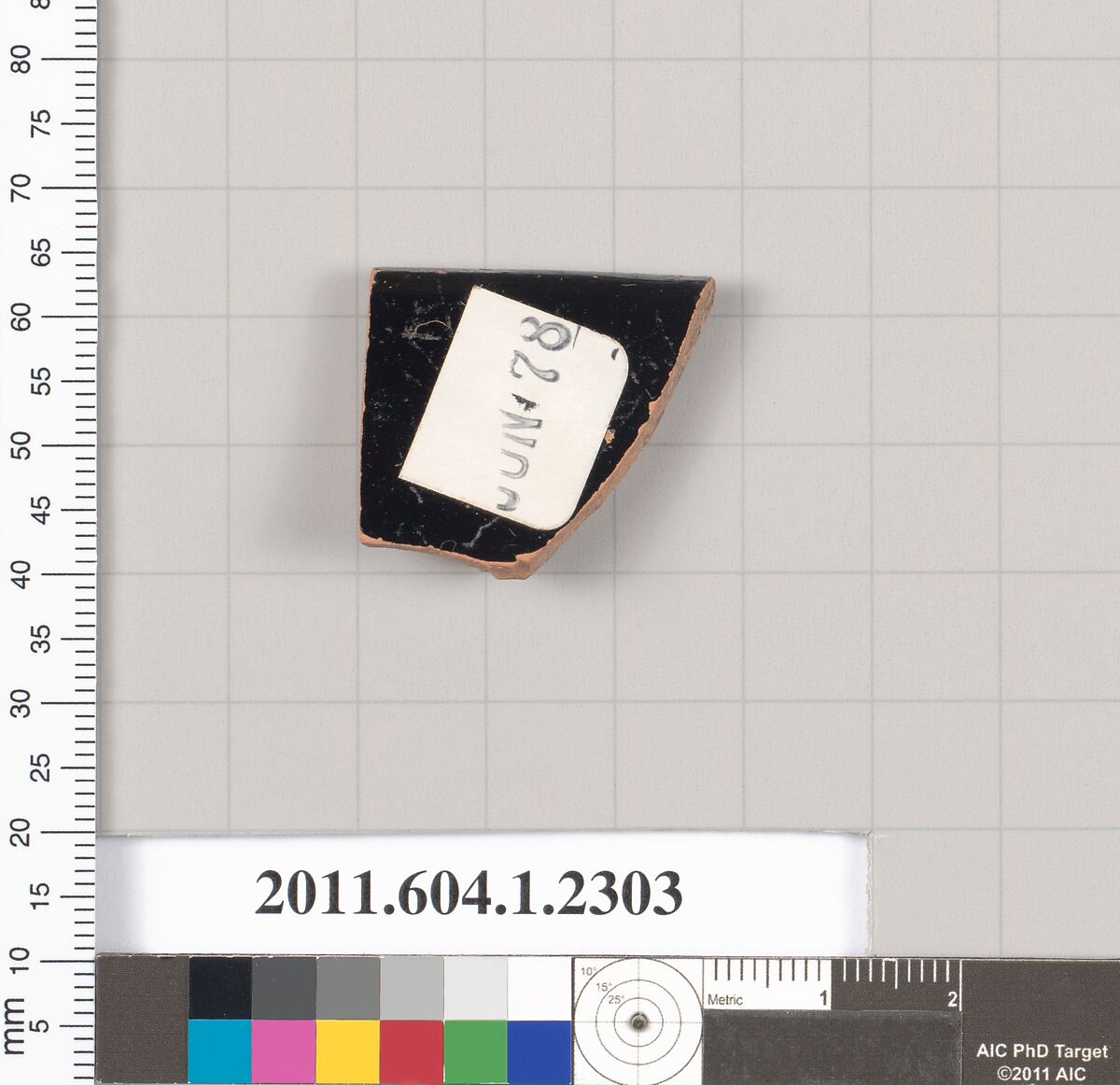 Terracotta rim fragment of a kylix (drinking cup), Terracotta, Greek, Attic