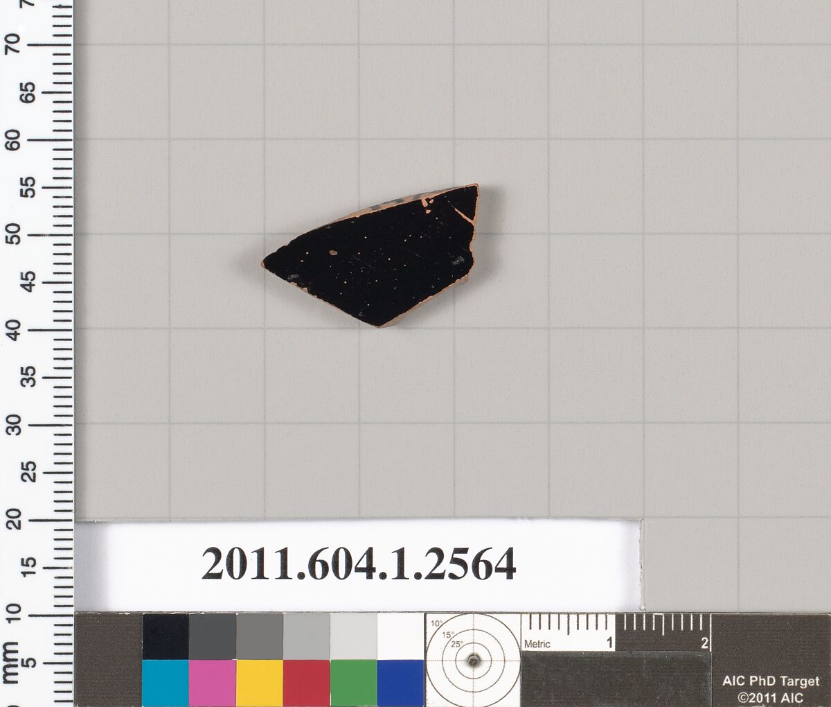 Terracotta fragment of a kylix (drinking cup), Terracotta, Greek, Attic