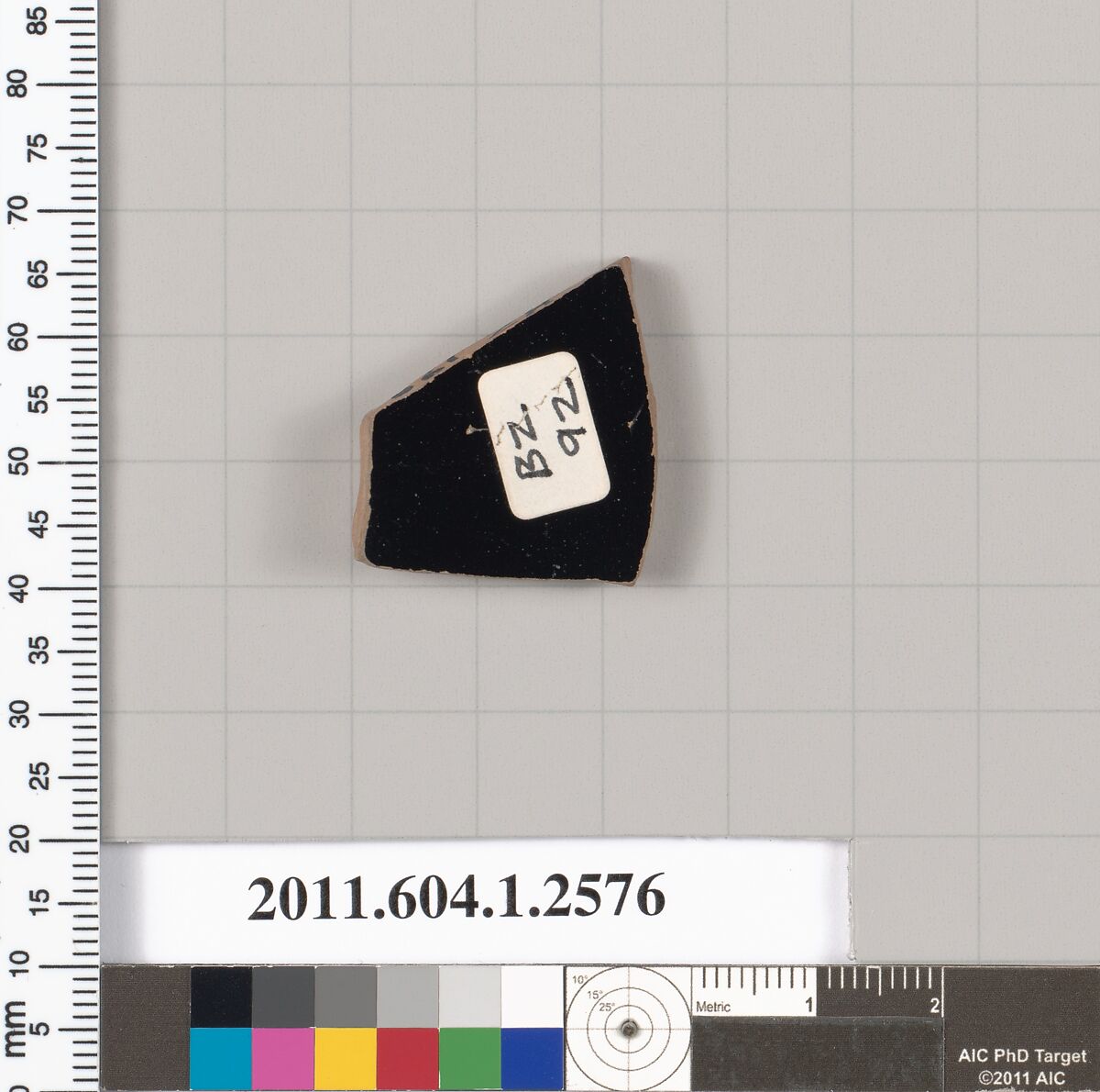 Terracotta fragment of a kylix (drinking cup), Terracotta, Greek, Attic