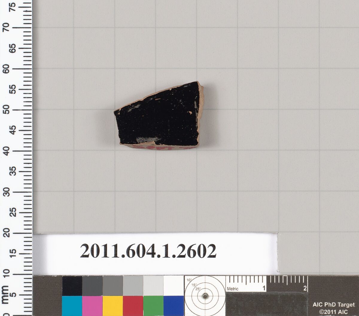 Terracotta fragment of a kylix (drinking cup), Terracotta, Greek, Attic