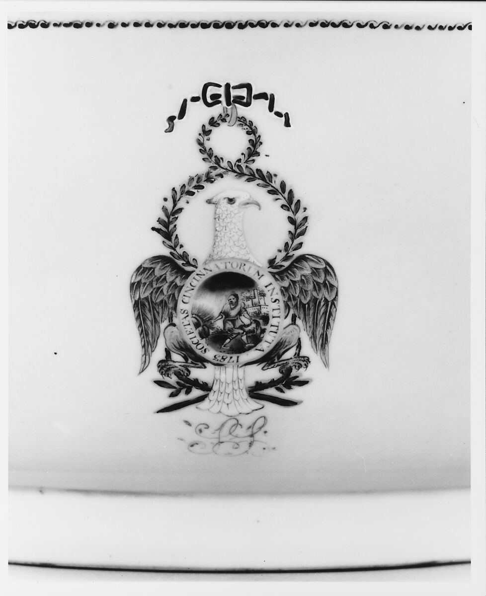 Bowl, Porcelain, Chinese, for American market