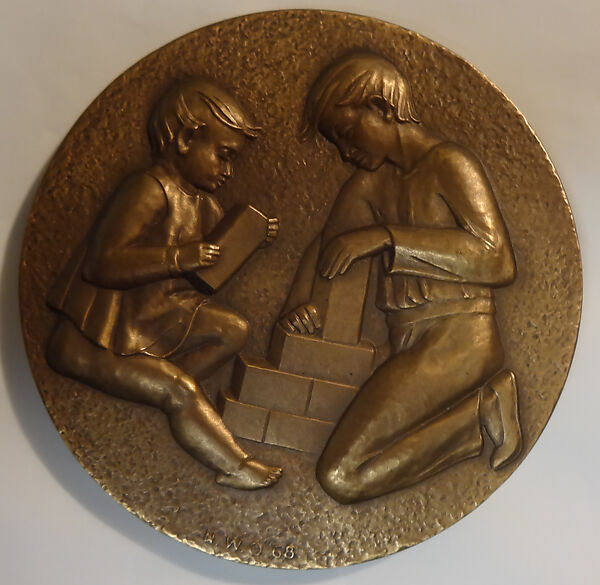 Children, Hope of the World, Nina Winkel (American (born Germany), Borken 1905–1990 Plattsburgh, New York), Bronze 