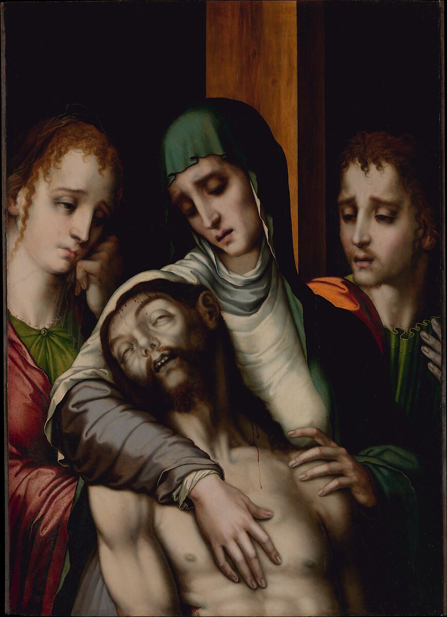 The Lamentation, Luis de Morales (Spanish, Plasencia (?) 1510/11–1586 Alcántara), Oil on walnut 