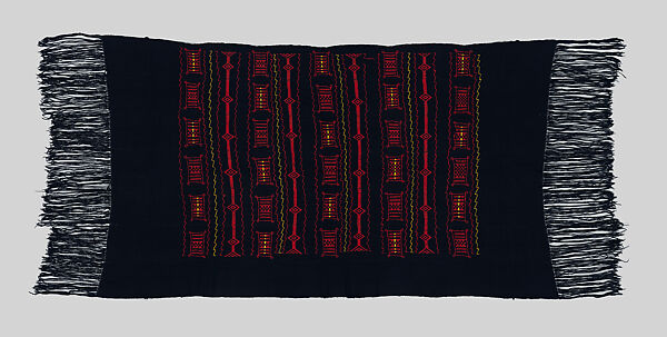 Embroidered Shawl, Wool, Dogon peoples 