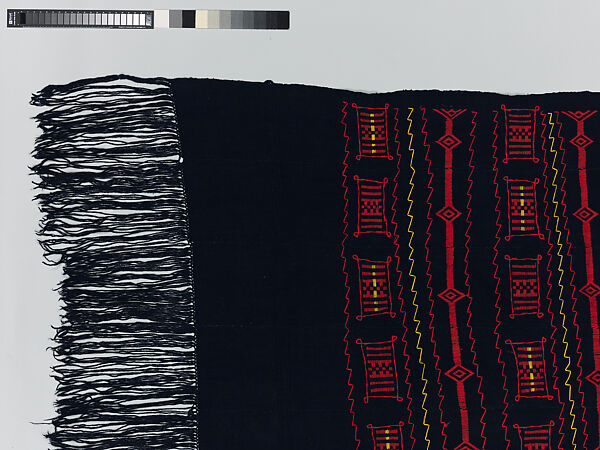 Embroidered Shawl, Dogon artist, Wool, Dogon peoples