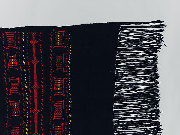 Embroidered Shawl, Dogon artist, Wool, Dogon peoples