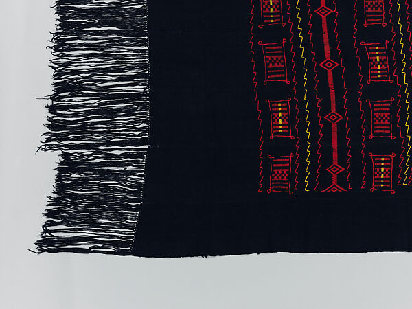 Embroidered Shawl, Dogon artist, Wool, Dogon peoples