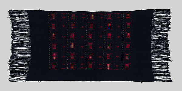 Embroidered Shawl, Dogon artist, Wool, Dogon peoples