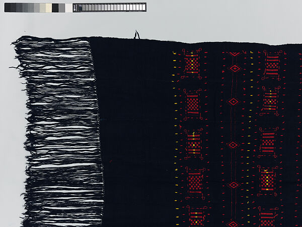 Embroidered Shawl, Dogon artist, Wool, Dogon peoples