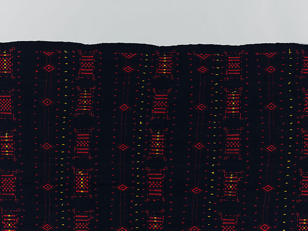 Embroidered Shawl, Dogon artist, Wool, Dogon peoples