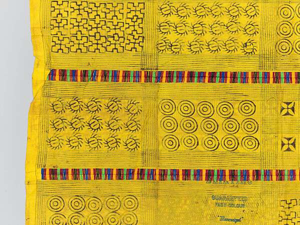 Prestige cloth (Adinkra), Cotton, wool, Asante peoples