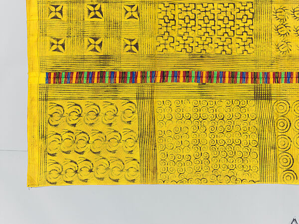 Prestige cloth (Adinkra), Cotton, wool, Asante peoples