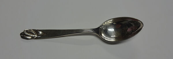 Soup spoon, Peer Smed (American (born Denmark), Copenhagen 1878–1943 New York), Sterling silver 