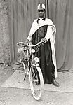 Man With a Bicycle, Seydou Keïta (Malian, Bamako ca. 1921–2001 Paris), Film, emulsion 