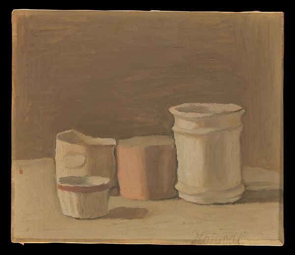 Still Life, Giorgio Morandi (Italian, Bologna 1890–1964 Bologna), Oil on canvas 