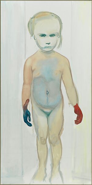 The Painter, Marlene Dumas (South African, born Cape Town, 1953), Oil on canvas 