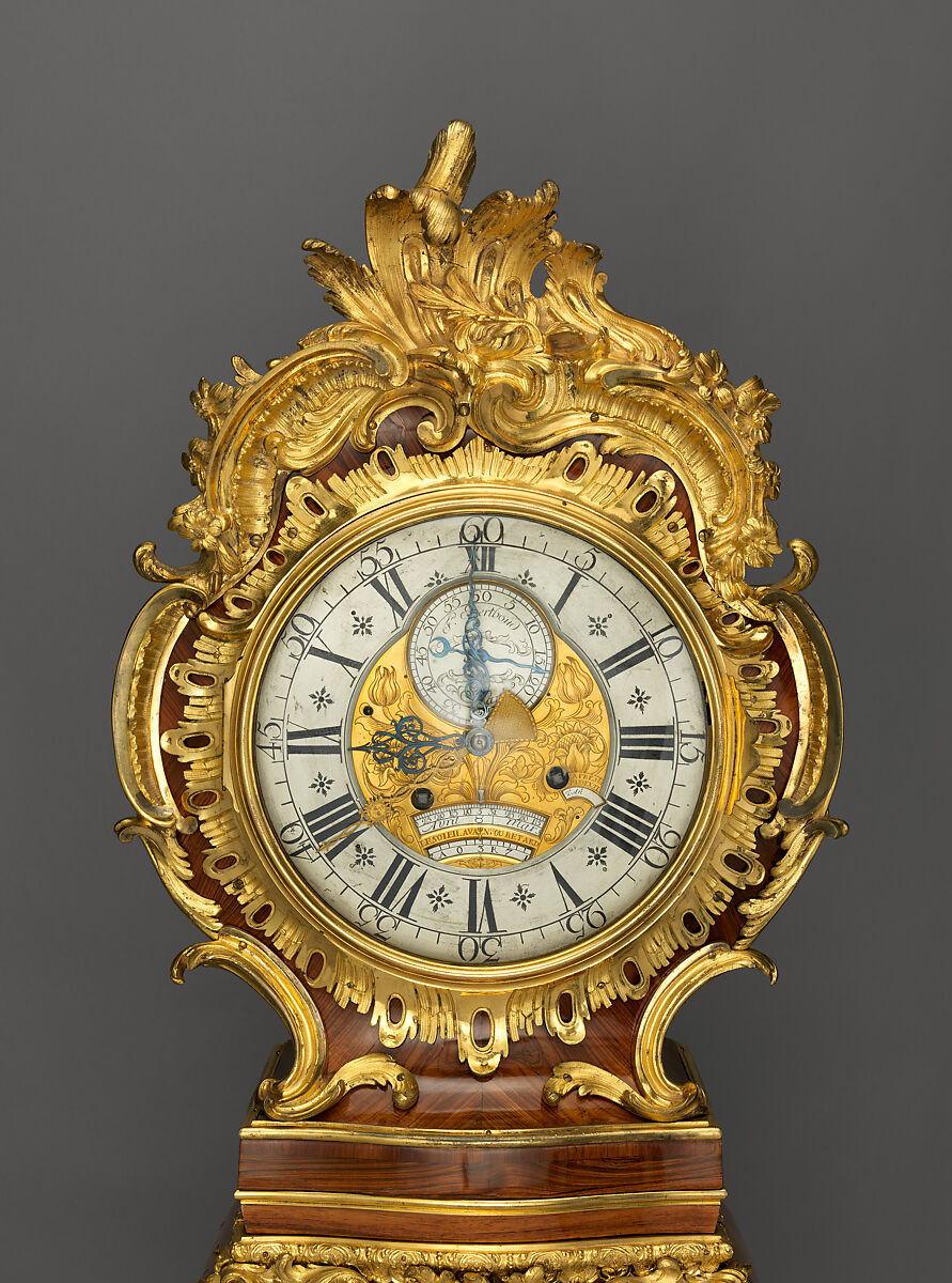 Longcase equation regulator, Clockmaker: Ferdinand Berthoud (French, 1727–1807), Oak veneered with satinwood and kingwood; gilt-bronze mounts, glass, enamel, steel, and brass, French