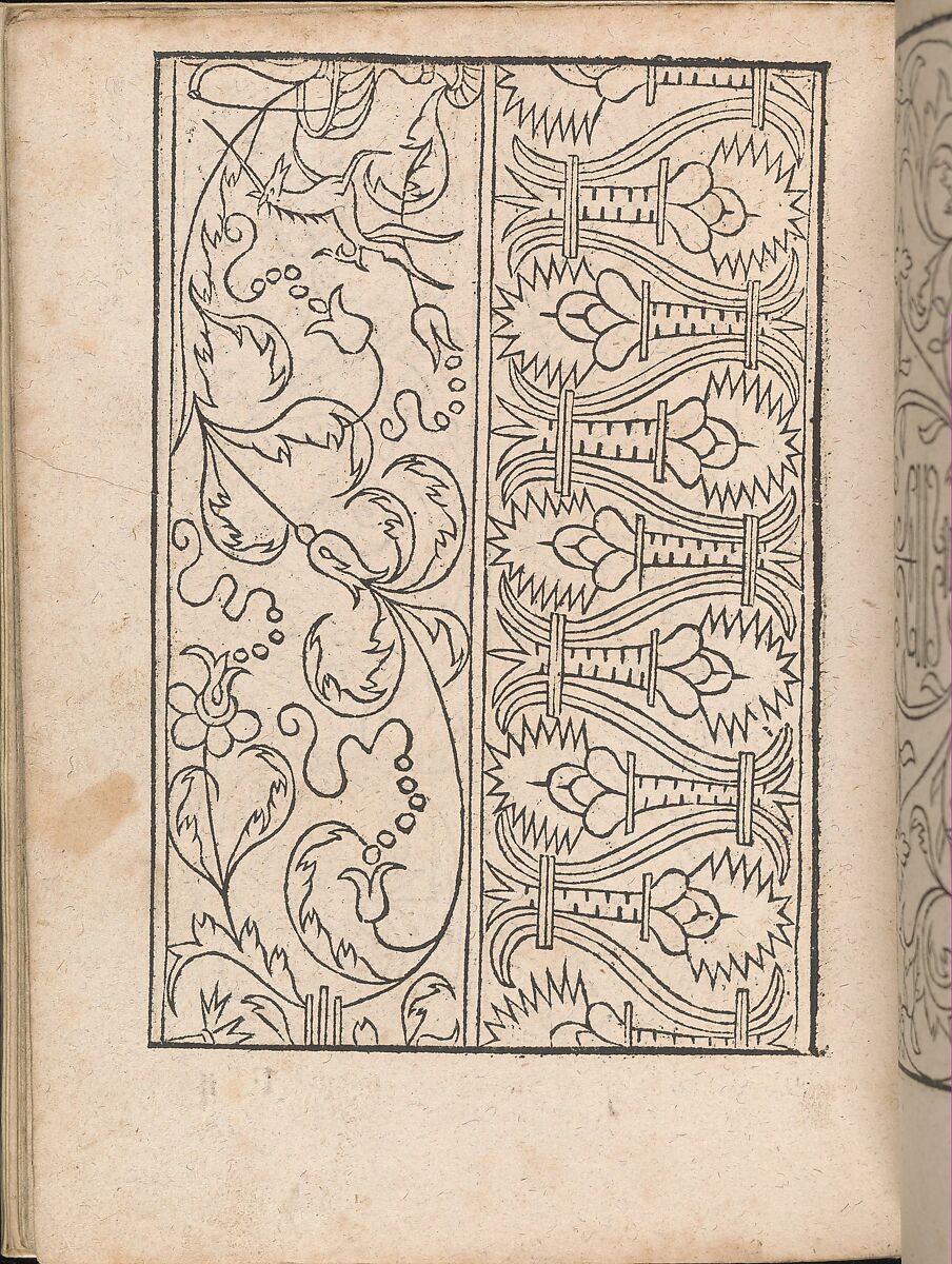 New Modelbüch allen Nägerin u. Sydenstickern (Page 22v), Hans Hoffman (German, active Strasbourg, 1556), Woodcut 