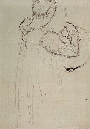 Dorothy Barnard, Study for “Carnation, Lily, Lily, Rose” (recto): Polly Barnard, Study for “Carnation, Lily, Lily, Rose” (verso), John Singer Sargent (American, Florence 1856–1925 London), Graphite on paper, American