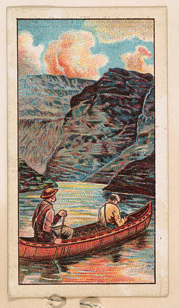 The Great Cañon of the Colorado River, bakery card from the Around the World Series (D92), issued by White Star Bakery, Issued by White Star Bakery, Commercial color lithograph 