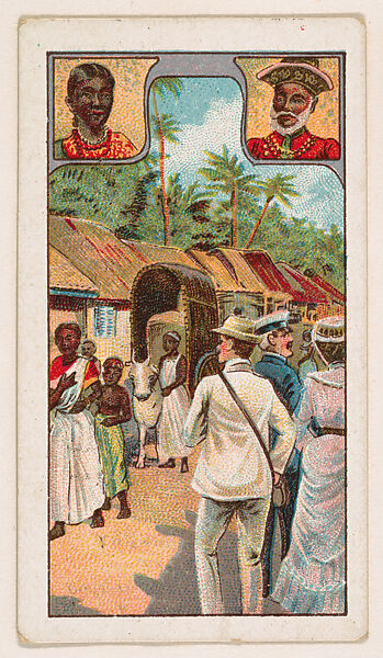 In Colombo, Native Town, bakery card from the Around the World Series (D92), issued by White Star Bakery, Issued by White Star Bakery, Commercial color lithograph 