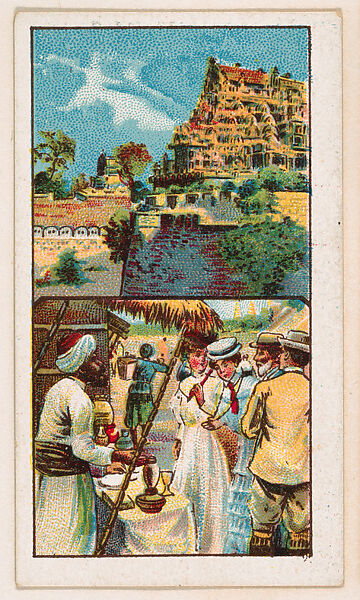 Tanjore, Indian Tradesmen, bakery card from the Around the World Series (D92), issued by White Star Bakery, Issued by White Star Bakery, Commercial color lithograph 