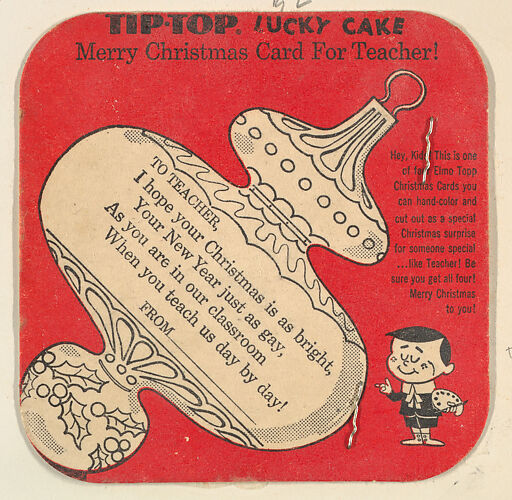 Issued by Tip Top Bakeries | Surprise Puzzle No. 1, bakery card from ...