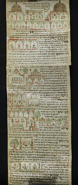 Genealogy of the Patriarchs (Yichus ha-Avot), Tempera and ink on parchment 